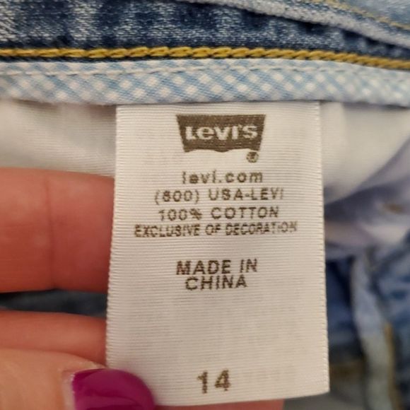 Levi's boyfriend Jean shorts - Picture 3 of 8